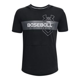 Under Armour Boys' UA Baseball Short Sleeve Hoodie