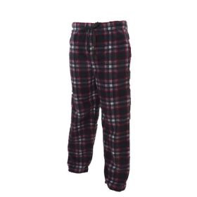 Canyon Creek Men's Black/Red Plaid Lounge Pants