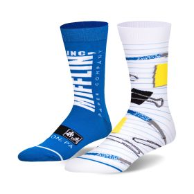 Odd Unisex Dunder Mifflin Split Crew Socks