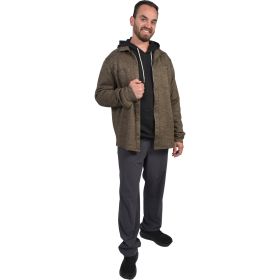 Avalanche Men's Sherpa-Lined Button-Up Shirt