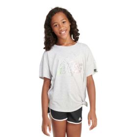 adidas Girls' Tie Front Tee