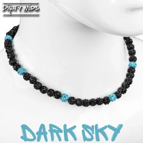 Dirty Mids 18" Dark Sky ICE Collection Baseball Necklace