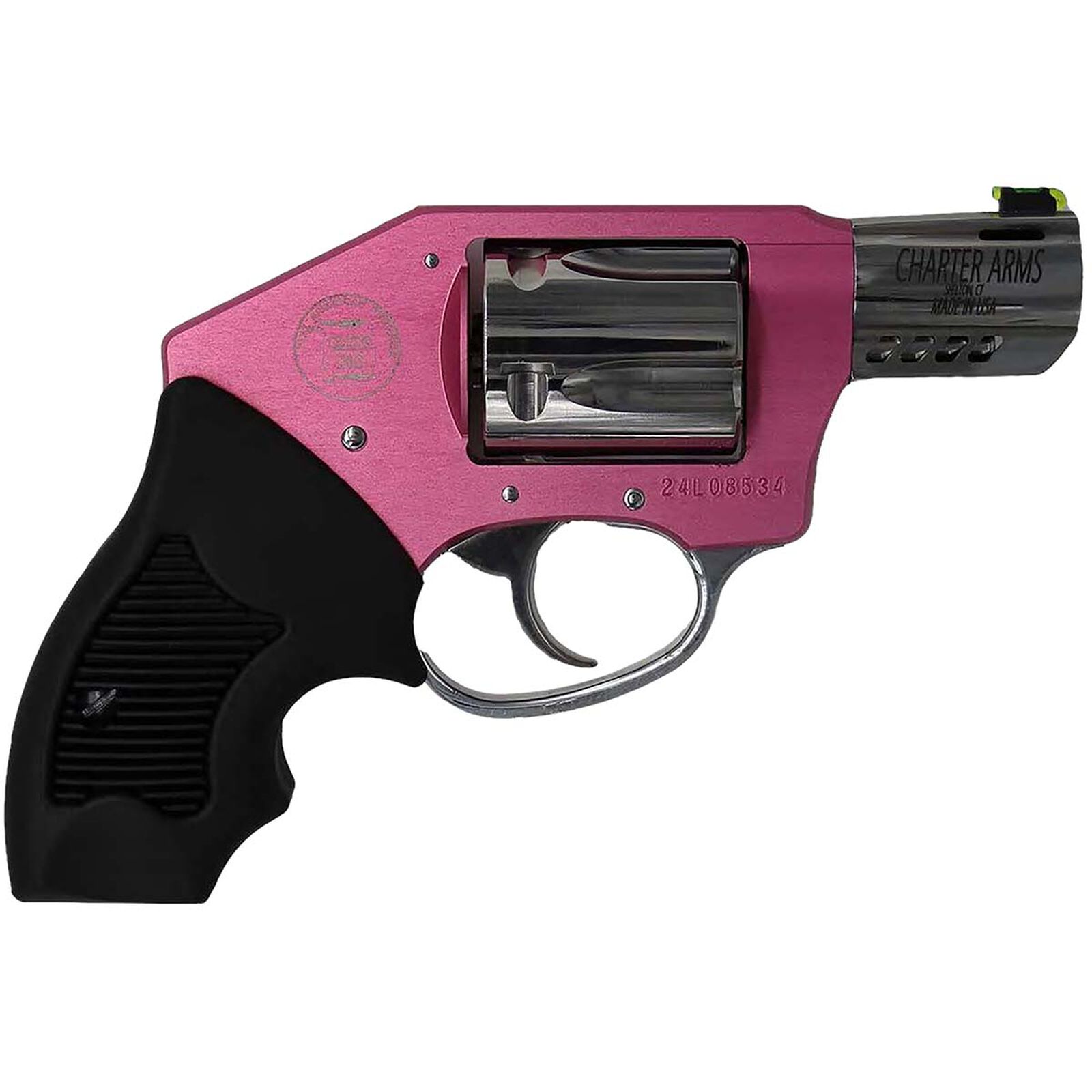 Charter Arms Coyote Off Duty 380 ACP Pink Revolver