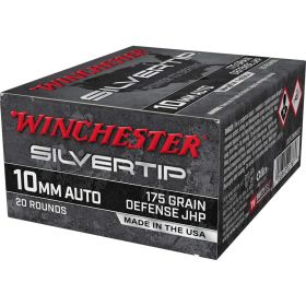 Winchester 10mm Auto 175-Grain Silvertip Defense JHP Handgun Ammunition (20 Rounds)