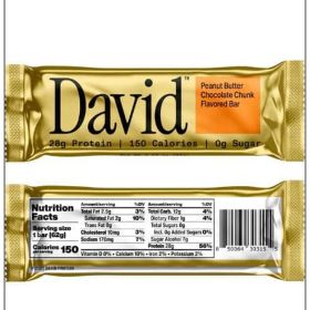 David Bar Peanut Butter Chocolate Chunk