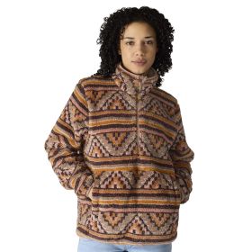 Carhartt Women's Patterned Sherpa Fleece Half-Zip Pullover