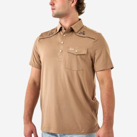 Burlebo Men's Mallards Pearl Snap Performance Polo