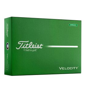 Titleist 2026 Velocity Green Golf Balls 12-Pack