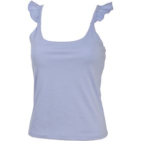 Ebb & Flow Women's Ruffle Strap Tank