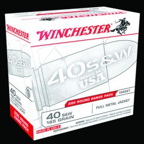 Winchester 40 S&W 200 Round Ammo Pack