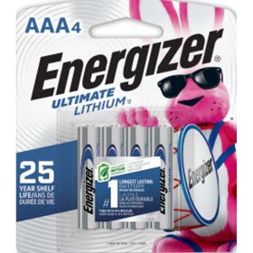 Energizer Max AAA Batteries 4-Pack