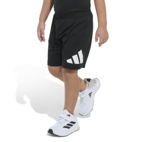 adidas Boys' Elastic Waistband Essentials Big Logo Short