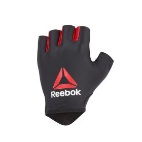 Reebok Black and Red Fitness Training Gloves