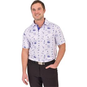 Veelo Golf Men's Pro Shop Print Polo