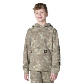Carhartt Boy's Youth Long Sleeve Hooded Faded Camo Printed Sweatshirt