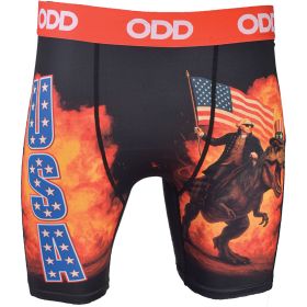 Odd George Washington Riding T-Rex USA Performance Boxer Briefs