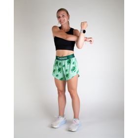 Chicknlegs Women's Sea Turtles 4" Split Shorts