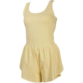90 Degree Women's Lux Kaisley Hybrid Scoopneck Overlap Back Romper