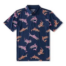 Chubbies Men's King of Men's Sea Performance Polo