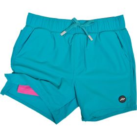 Powerflex Boys' WARP Jake Mid-Thigh Short with Contrast Liner