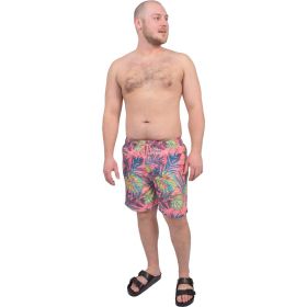 Canyon Creek Men's Pink Palm Swim Shorts