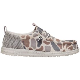 HeyDude X BURLEBO Men's Wally Funk Deer Camo