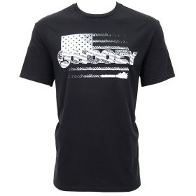 Hooey Men's Old Glory Flag Logo Americana Short Sleeve Graphic Tee
