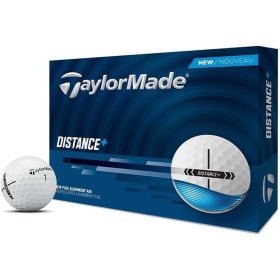 Taylormade 2025 Distance+ White - 12 Pack