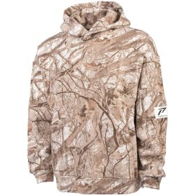 Powerflex Men's Woodlands John Camo Printed Fleece Oversized Hoodie Pullover