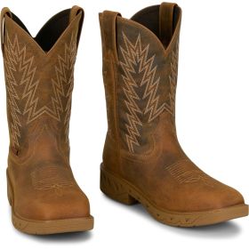 Justin Men's Blinder 11" Waterproof Steel Toe Wellington Work Boot