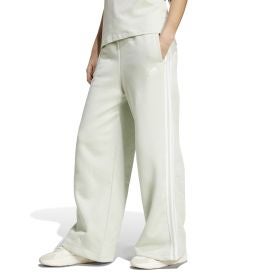 adidas Women's 3 Stripe Fleece Wide Leg Pant