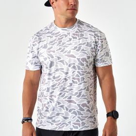 Burlebo Men's White Camo Go To Tee