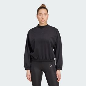 adidas Women's Yoga Essentials Cover-Up Sweatshirt