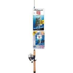 Shakespeare Catch More Fish Lake Pond 2 Piece Spincast Combo