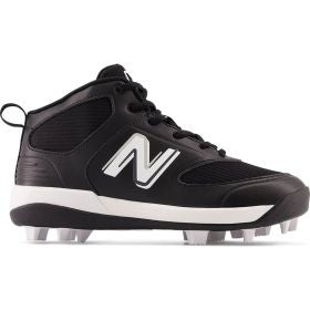 New Balance Youth 3000v6 Black Molded Cleats