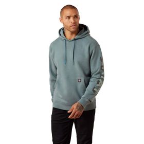 Ariat Men's Rebar Lightweight Logo Sleeve Hoodie