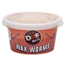 Dmf Bait 36 Count Wax Worms Live Fishing Bait