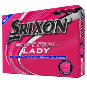 Srixon Soft Feel Lady Pink Dozen Golf Balls