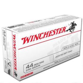 Winchester .44 Mag JHP 50 Round Ammo Pack