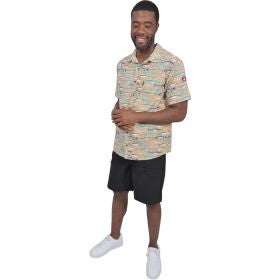 Canada Weather Gear Men's Poly Perforated Woven Shirt