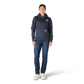 Carhartt Women's Clarksburg Logo Sleeve Hooded Sweatshirt