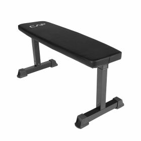 Cap Barbell Flat Weight Bench, Black