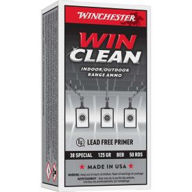 Winchester Handgun WinClean .38 Special 125-Grain BEB Ammunition (50 Rounds)