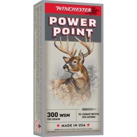 Winchester 300 WSM 180-Grain Power-Point Rifle Ammunition