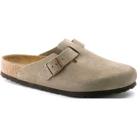 Birkenstock Boston Taupe Suede