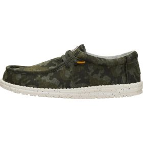 HeyDude Men's Wally Stretch Jersey Camo Slip-On Shoe