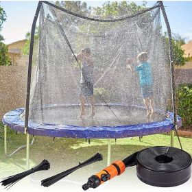 Joyin Kids' Trampoline Sprinkler Water Park Outdoor Toy, 39.4 ft