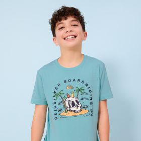 Quiksilver Boys' Skull Short Sleeve Tee