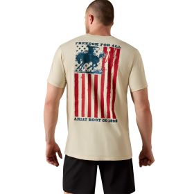 Ariat Men's Split Freedom Painted Short Sleeve T-Shirt