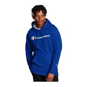 Champion Men's Script Logo Pullover Hoodie